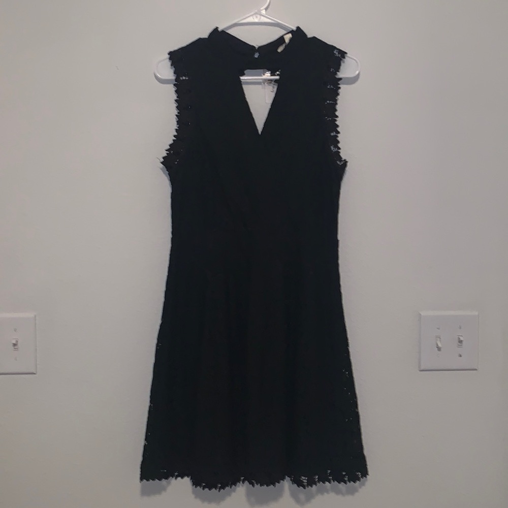 Francesca’s Black Lace Dress